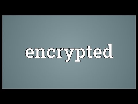 Encrypted Meaning