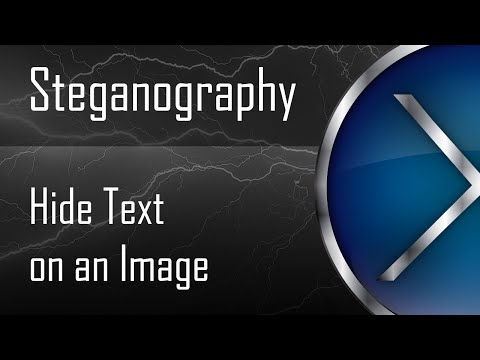 Steganography: Hide Text On An Image