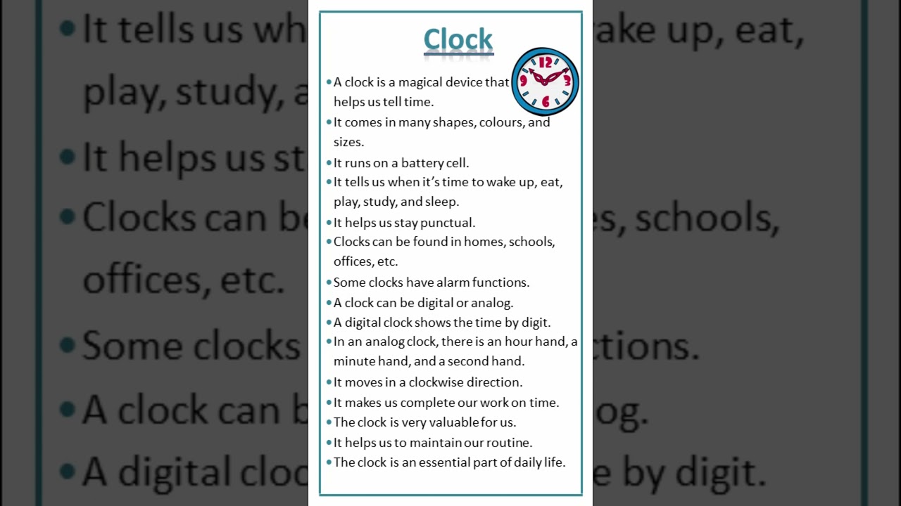 Understanding the Clock and Its Importance 🕰️