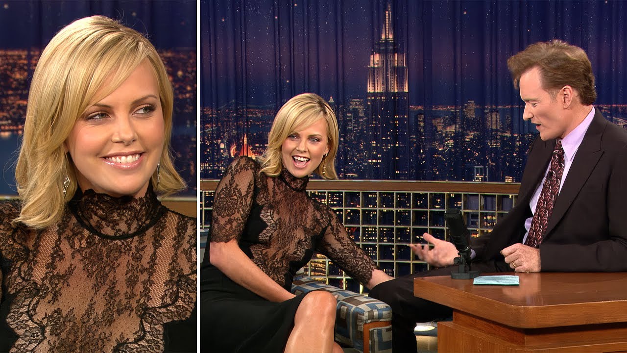 Charlize Theron Shares Funny Behind-the-Scenes Stories & Celebrity Crushes on Conan 🎬