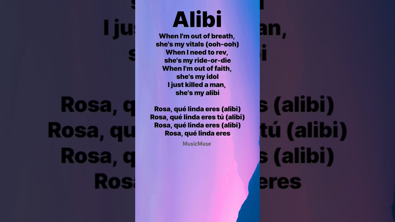 Alibi 🎶 - Pabllo Vittar, Sevdaliza & Yseult | Official Lyrics & Lyric Video