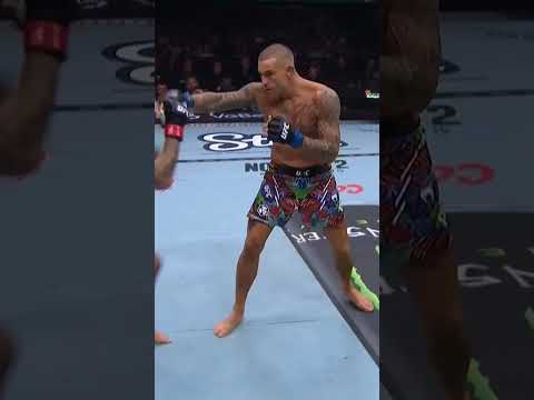 Max Holloway drops Dustin Poirier early in Round 1! #UFC318 #UFC #UFCIndia