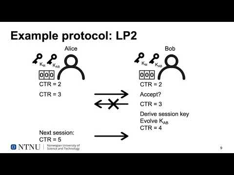 Symmetric Key Exchange with Full Forward Security and Robust Synchronization