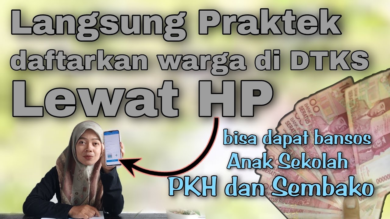 Cara Daftar Bansos PKH & BPNT Lewat HP 📱