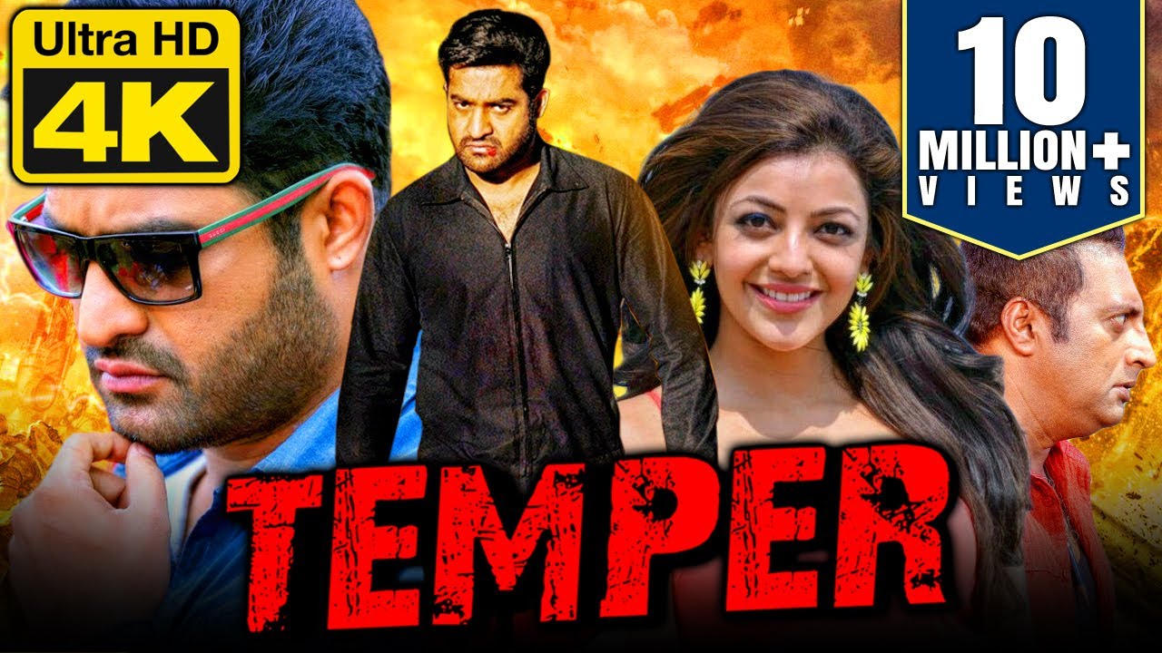 Temper (4K Ultra HD) Hindi Action Movie | Jr. NTR, Kajal
