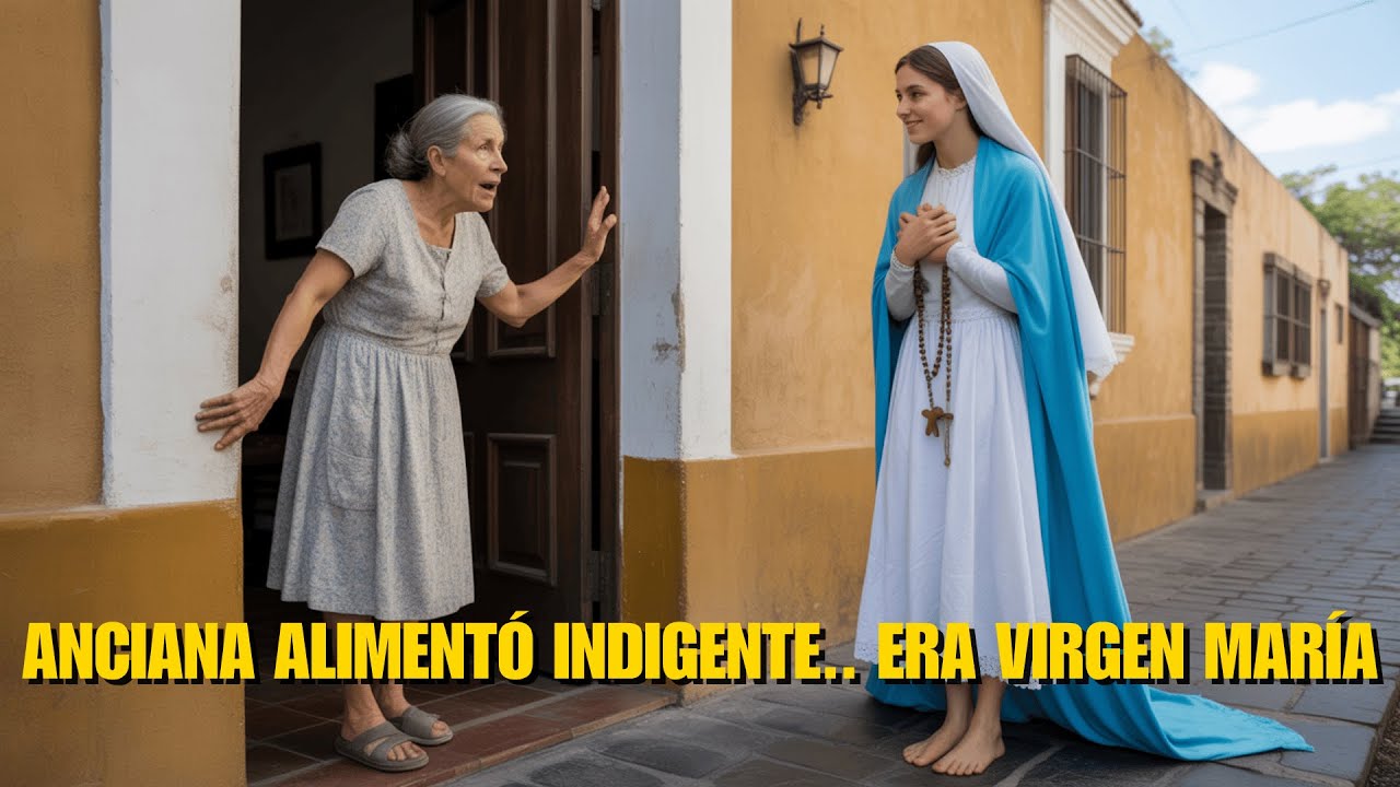 Mujer sin hogar toca la puerta y descubre que es la Virgen María en busca de refugio 🙏