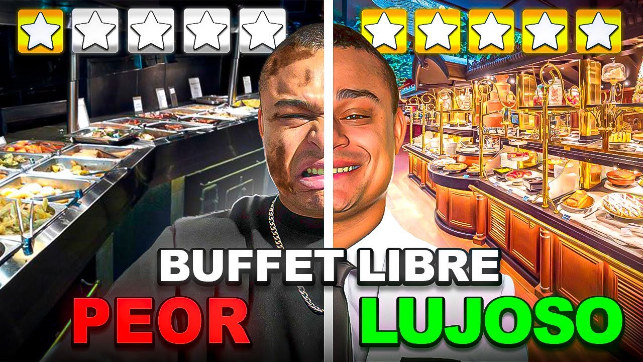 El Bufet Más Lujoso vs. El Peor Valorado 🍽️