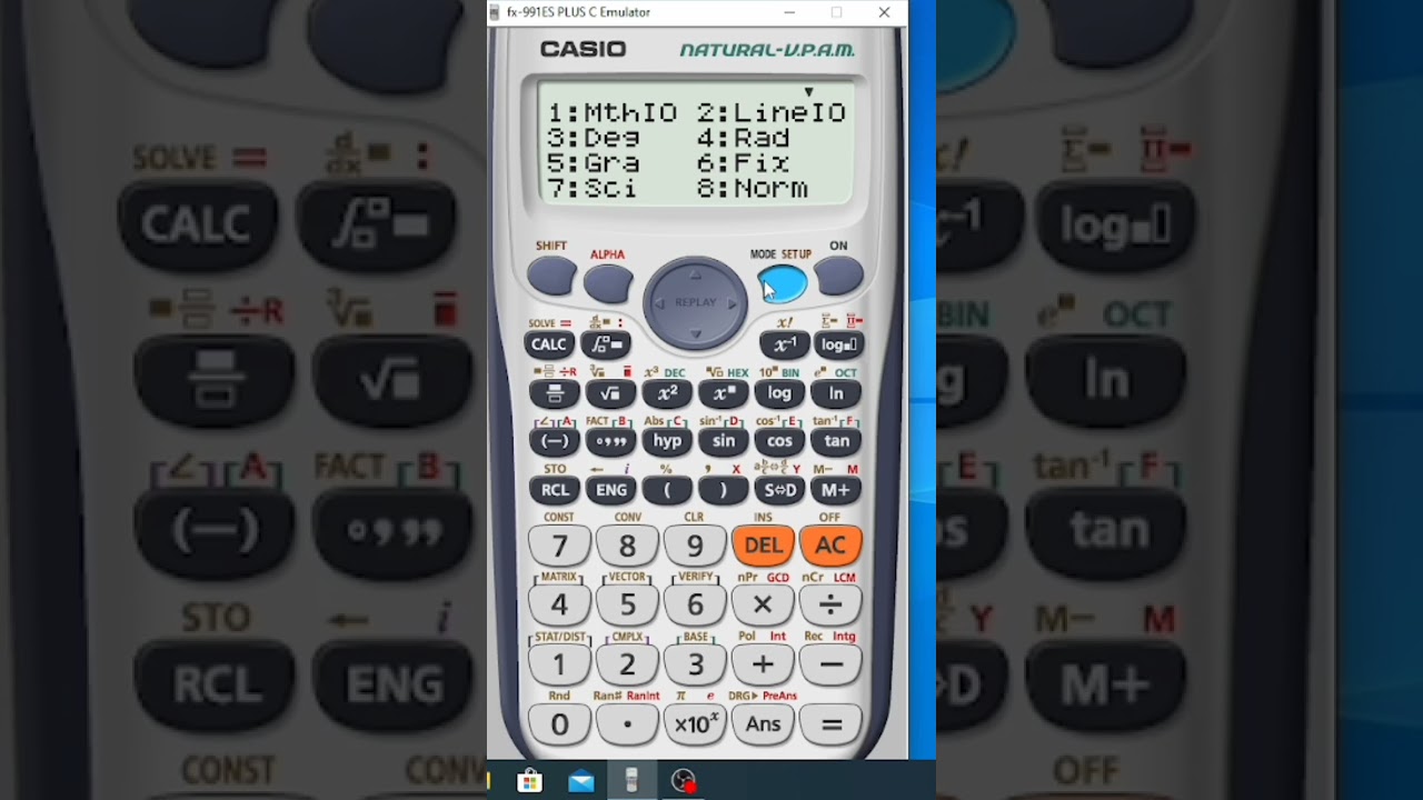 How to turn on radian mode using calculator #calculator #trick #squareroot #mathtool #viralvideo