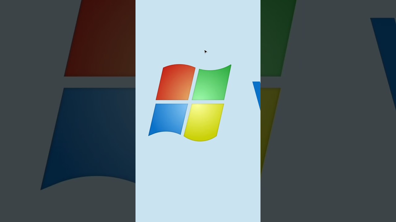 Windows 11 Logo in Frutiger Aero Style