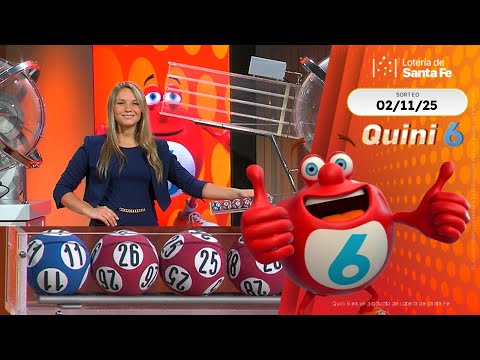 Quini 6 - Domingo 02 de noviembre de 2025 (02/11/2025)