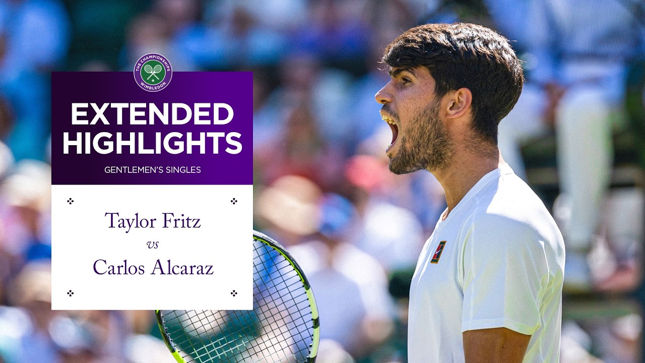 Wimbledon 2025: Alcaraz vs Fritz – Epic Semi-Final Highlights 🎾