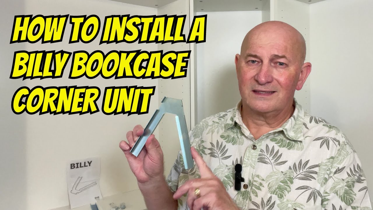 How to Assemble Billy Bookcase Corner Unit - Ikea