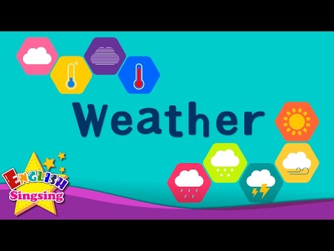 Weather - How's the weather? - Kids vocabulary - Learn English for kids - English educational video