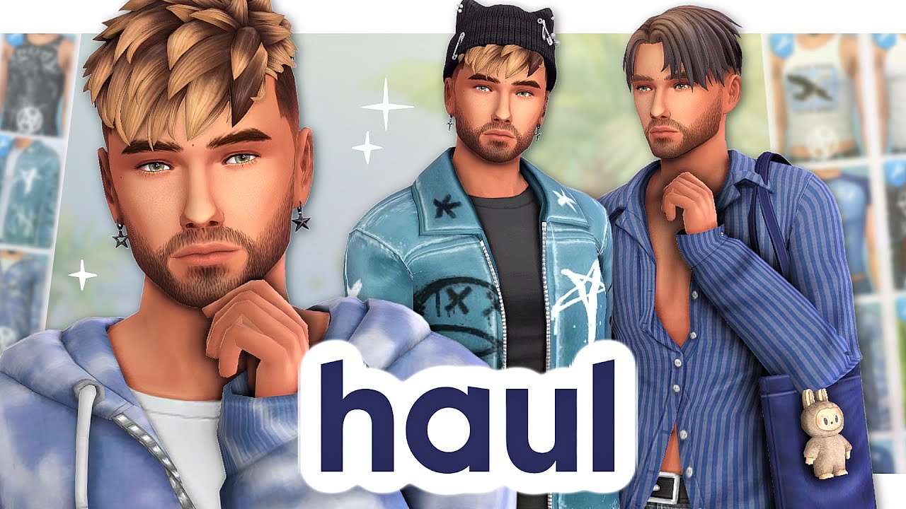 BEST CC FINDS FOR MEN | Sims 4 Custom Content Haul (Maxis Match)