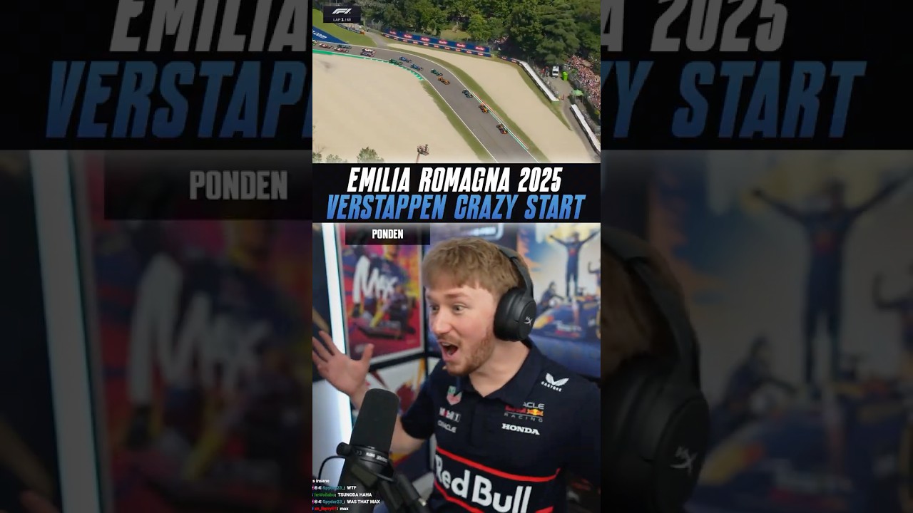 Verstappen's Amazing Start at 2025 Emilia GP ⚡