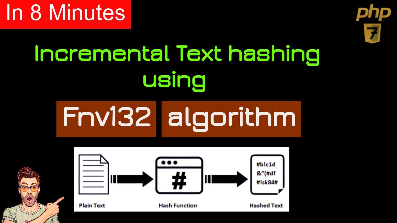 Incremental FNV-1-32 Hash for 8-Bit in PHP