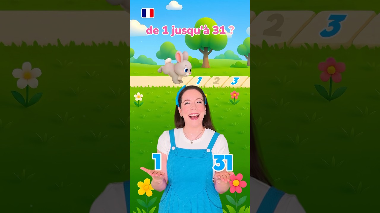 Compte 2 par 2 de 1 à 31 🇫🇷