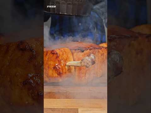 Crafting Steve's Fiery Magma Lava-Roasted Chicken!🌋🍗 #shorts #lavachicken #steve #minecraft