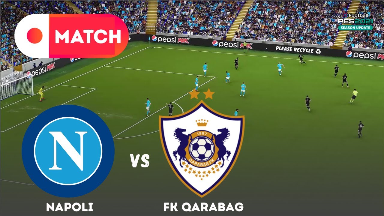 Napoli vs Qarabag FK | Champions League 2025 Simulation ⚽