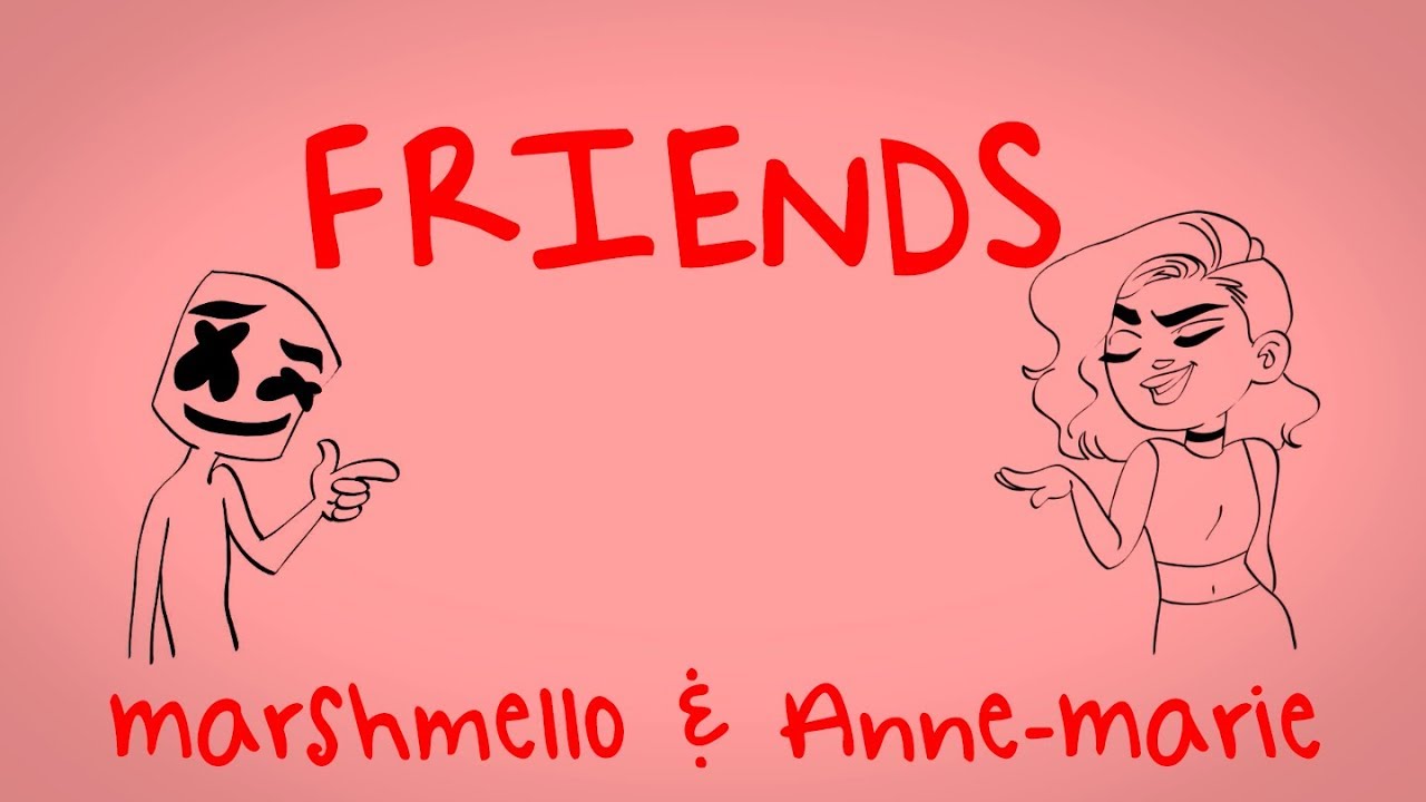 Marshmello & Anne-Marie - FRIENDS 🎶 Official Lyric Video | The Ultimate Friendzone Anthem
