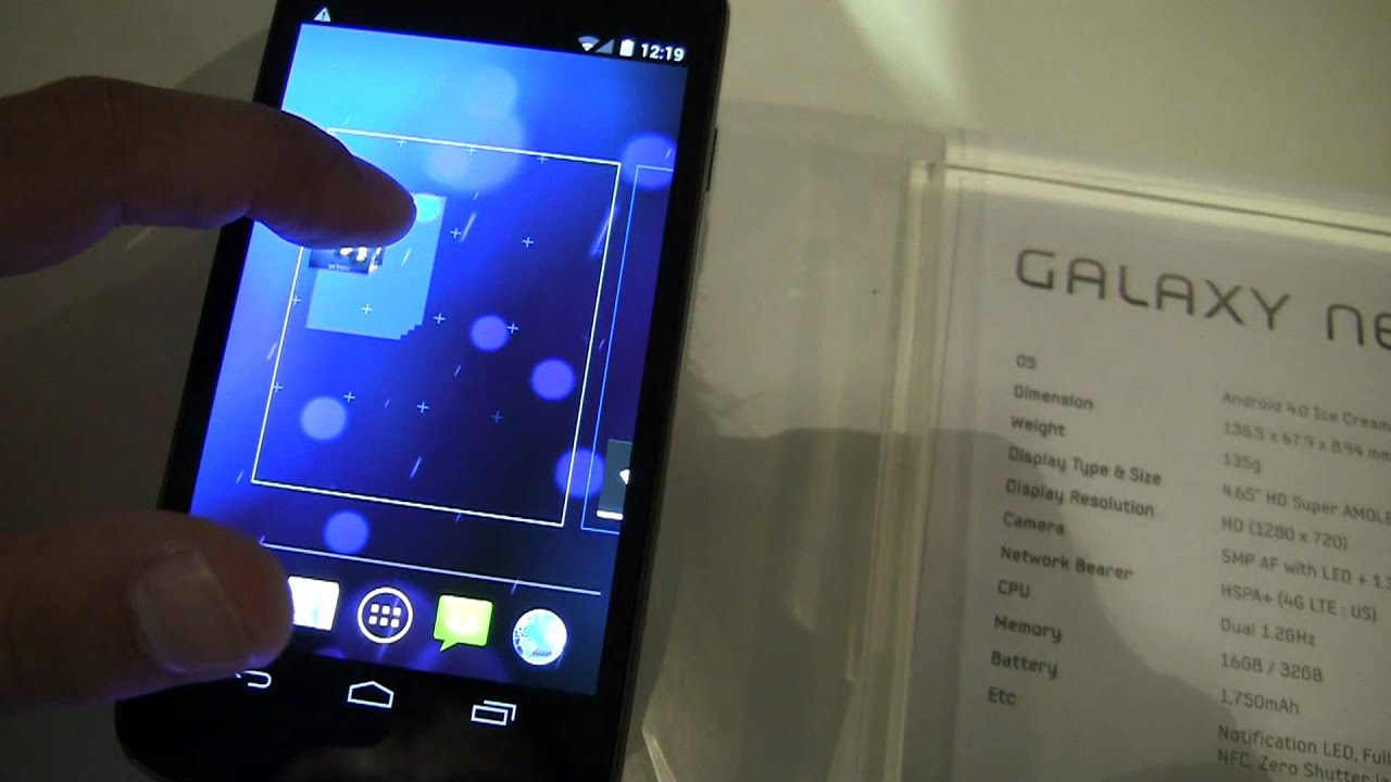 Android 4.0 Run Through On Samsung Galaxy Nexus [Hands-On]
