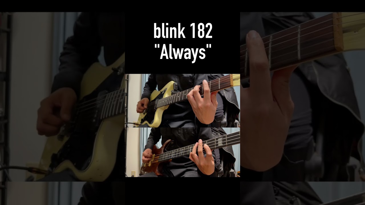 Blink-182 'Always' Guitar & Bass Cover 🎸