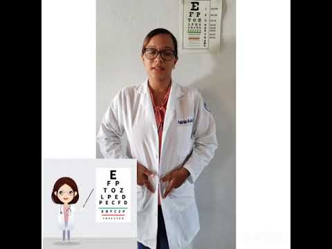 Examen de agudeza visual lejana Lab. OftalmolĂłgia Dra. Minay Rodriguez