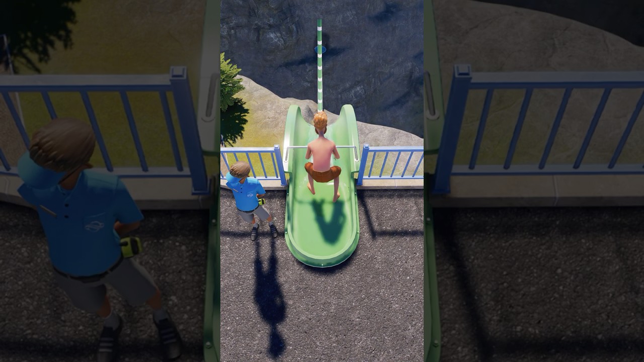 Is This the Most Dangerous Slide Ever? – Planet Coaster 2 #waterslide #waterpark
