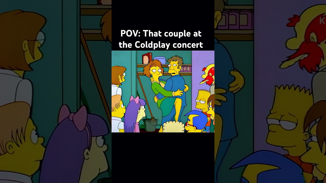 POV: The Romantic Coldplay Kiss Cam Moment π