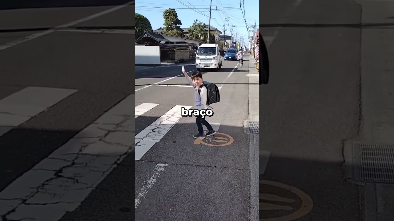 Como as Crianças no Japão Atravessam a Rua 🛑