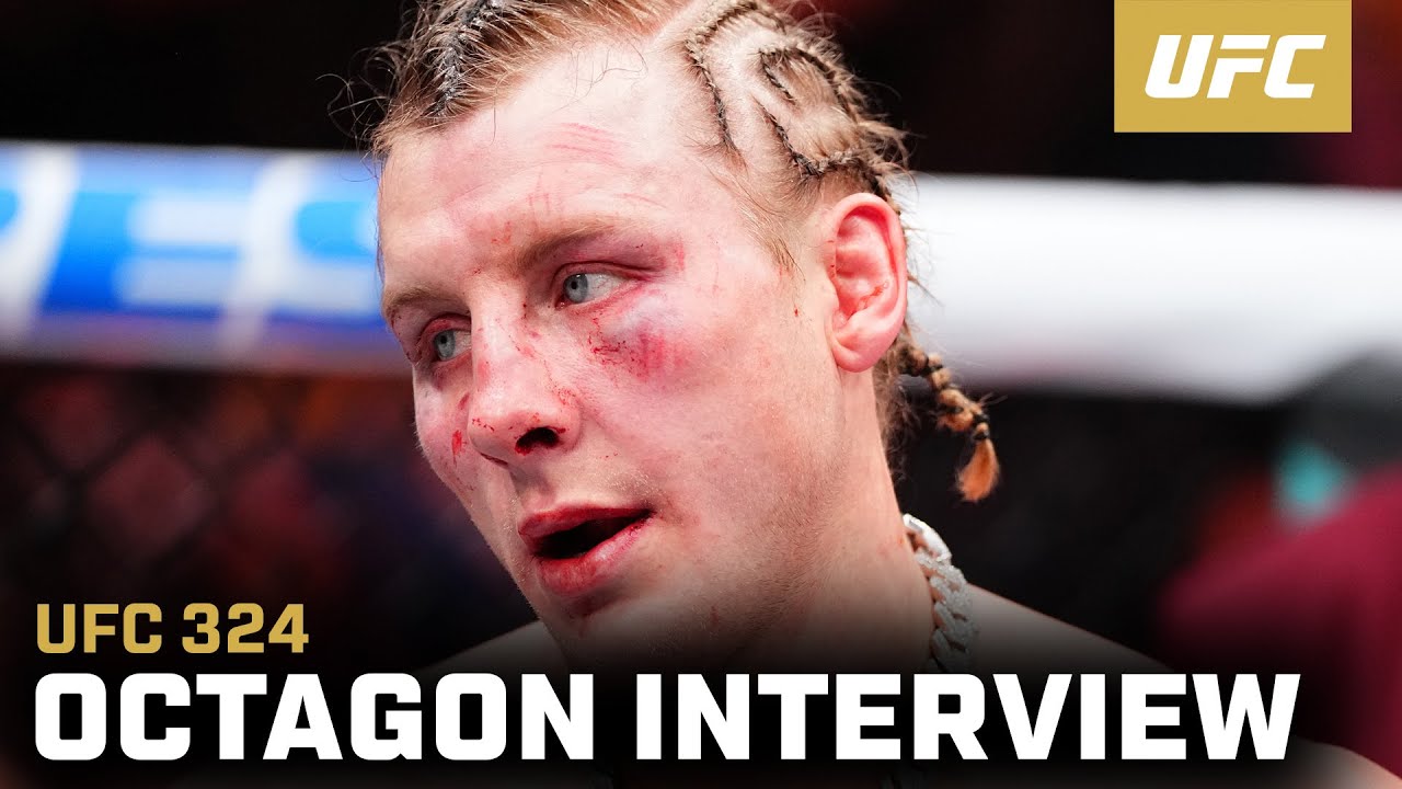 Paddy Pimblett Octagon Interview | UFC 324