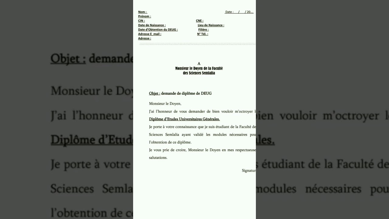 Démarches pour DEUG, dérogations et blocages de semestre