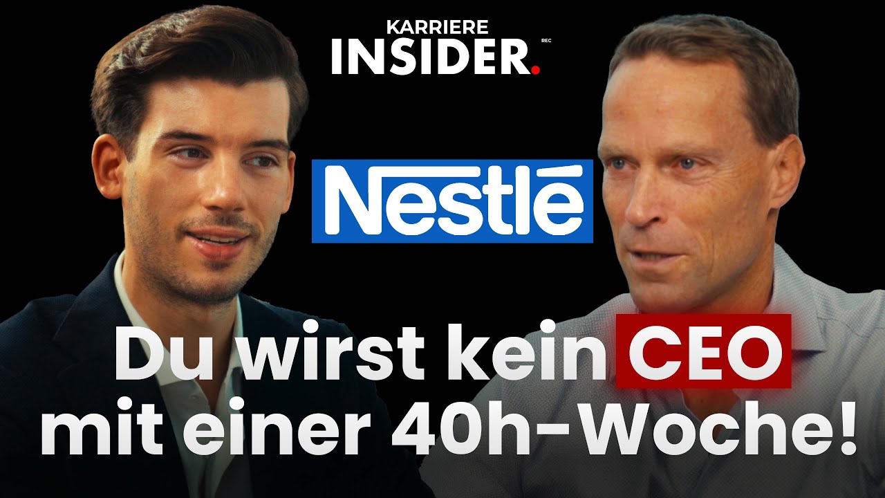 Nestlé Deutschland-CEO über Konzern-Karriere und 9-to-5 | Karriere Insider