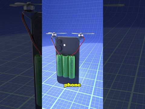 Can You Make Your Phone Fly with Drone Motors? (Selfie Drone Experiment!)