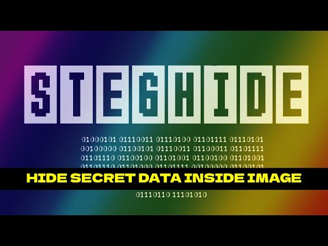 How to hide data in image using steganography