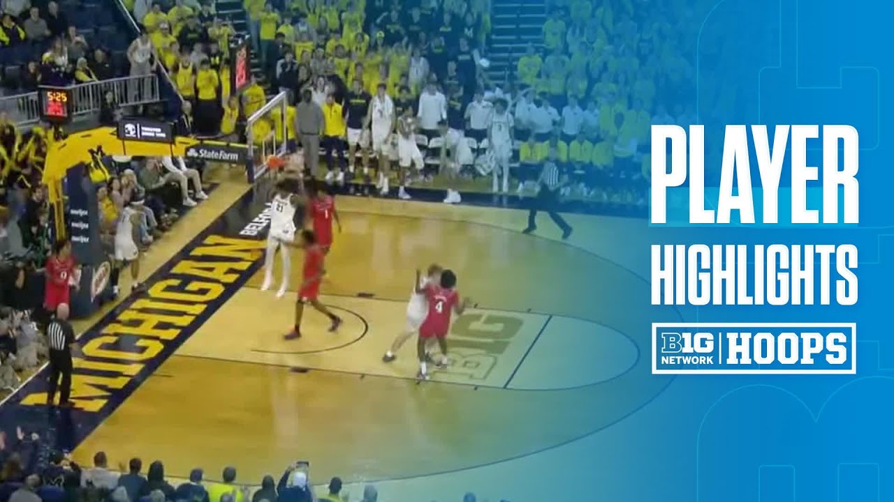 Morez Johnson Highlights vs. Rutgers 🏀 | Michigan Basketball