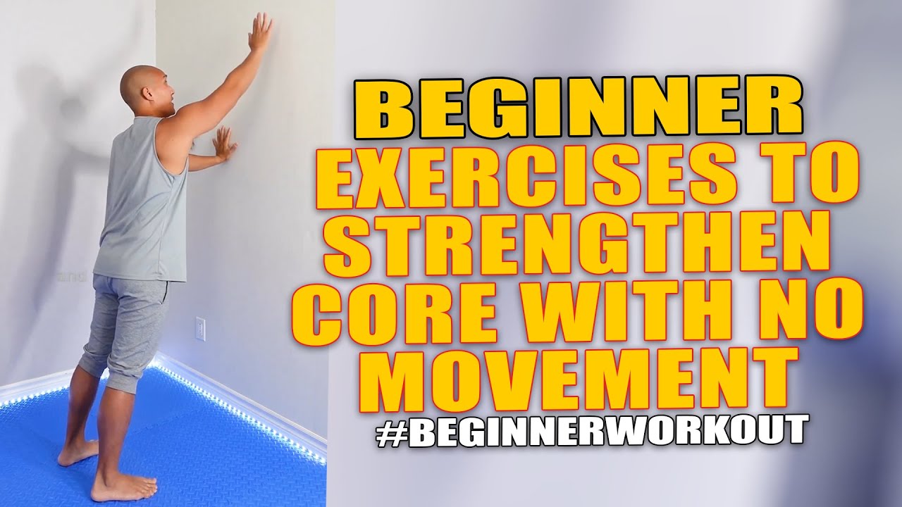 Beginner Core Exercises Without Movement 💪