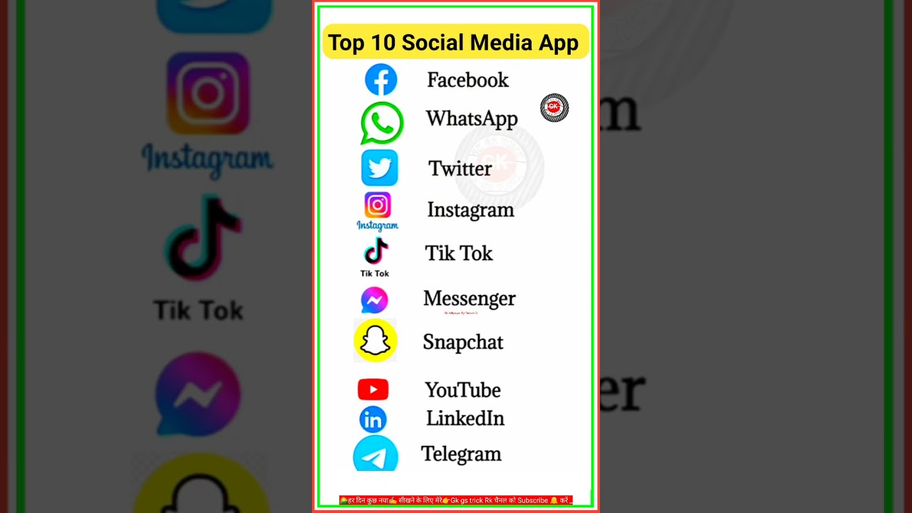 10 Top 10 Popular Social Media Apps 📱