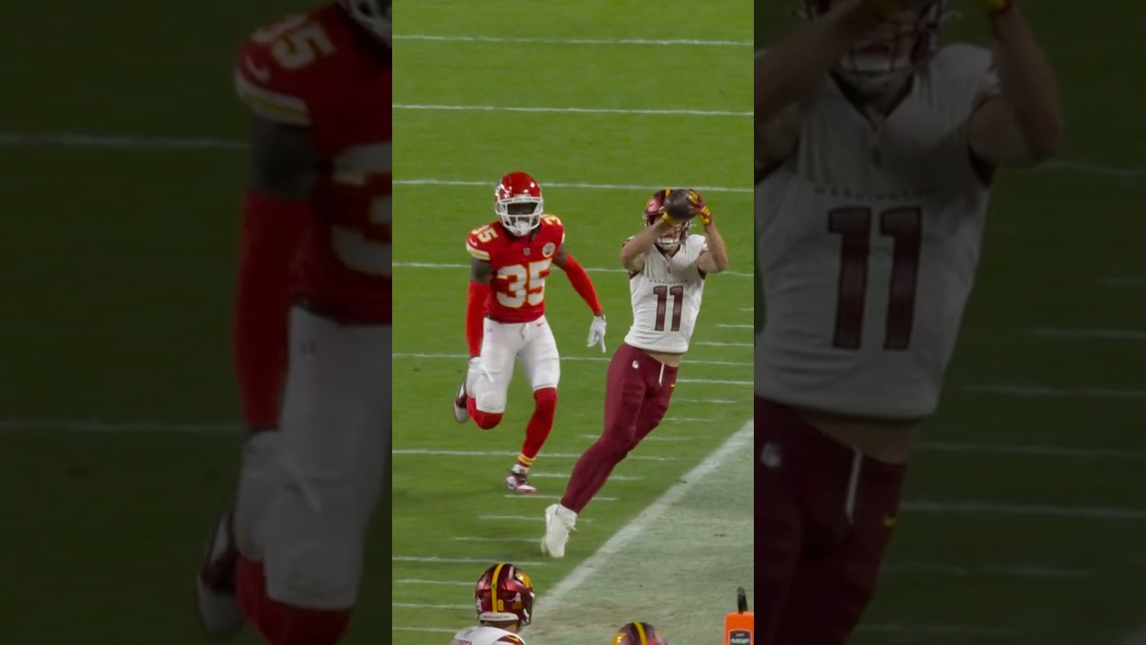 Watch Luke McCaffrey's Amazing Toe Tap Catch for Washington Commanders 🏈