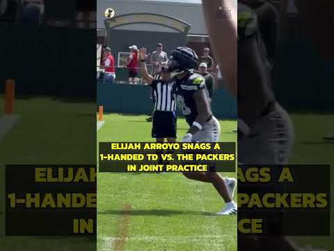 Elijah Arroyo Shows Off His Hands in Training Camp