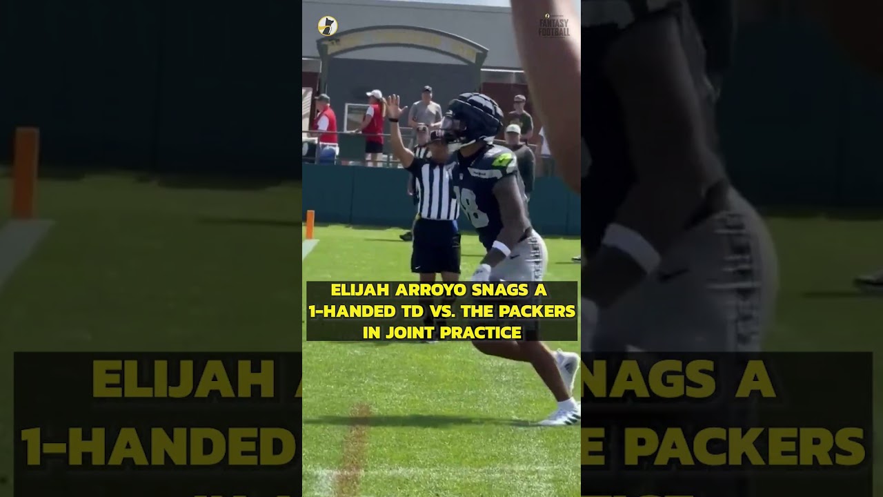 Elijah Arroyo Flaunts Skills During Training Camp 🏈