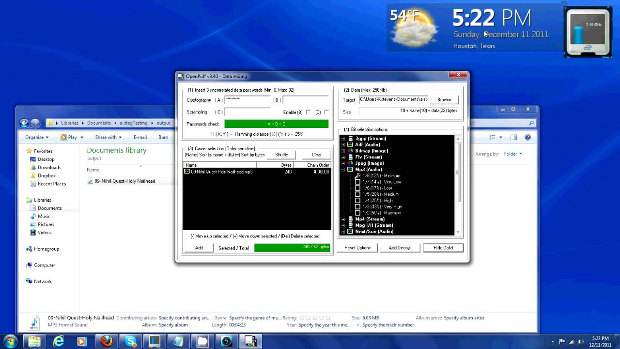 Master Steganography with OpenPuff: Hide Data in Audio Files 🎶