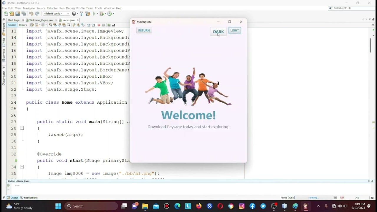 #Java-FX #Backdround-Effects + #mutiple-scenes + #imageView #CSS #Styling_Effects