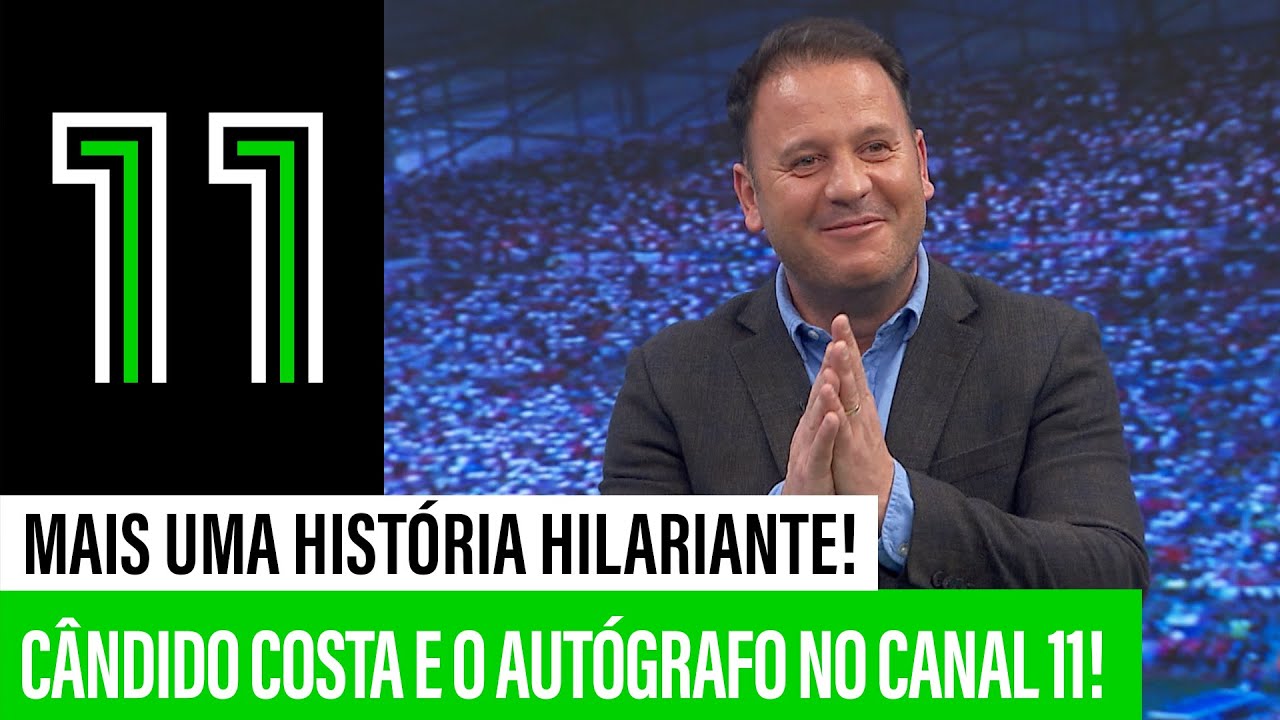Cândido Costa e o Autógrafo no Canal 11 ✍️