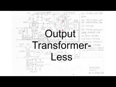 OTL: Бестрансформаторный ламповый усилитель 🔌