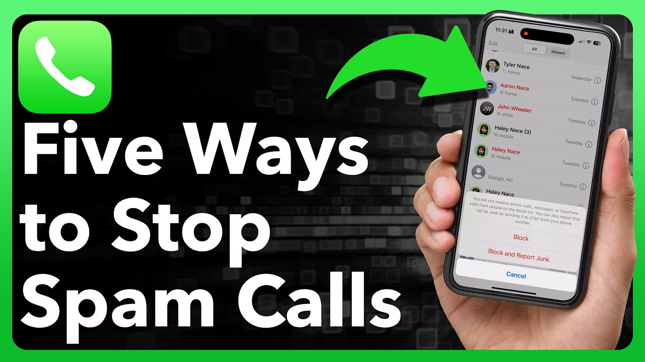 5 Top 5 Easy Ways to Block Spam Calls on Your iPhone π±