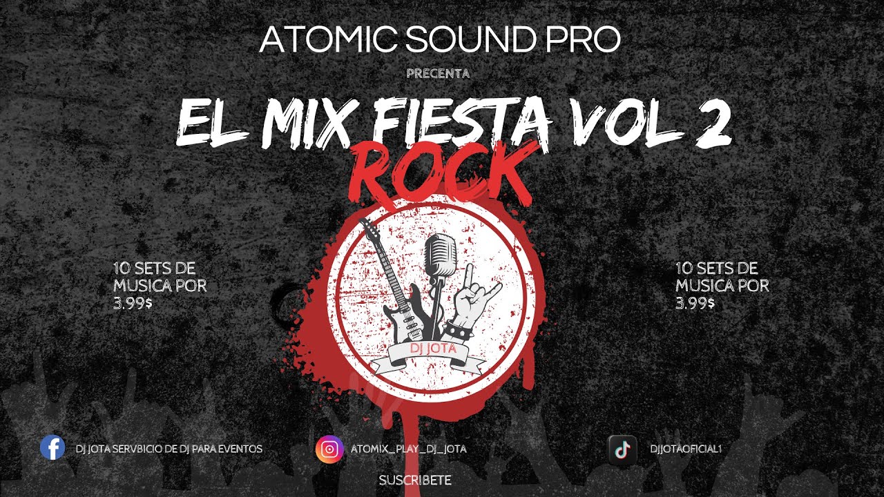 Mix Rock en Español 2025 🎸 Para Fiestas y Eventos
