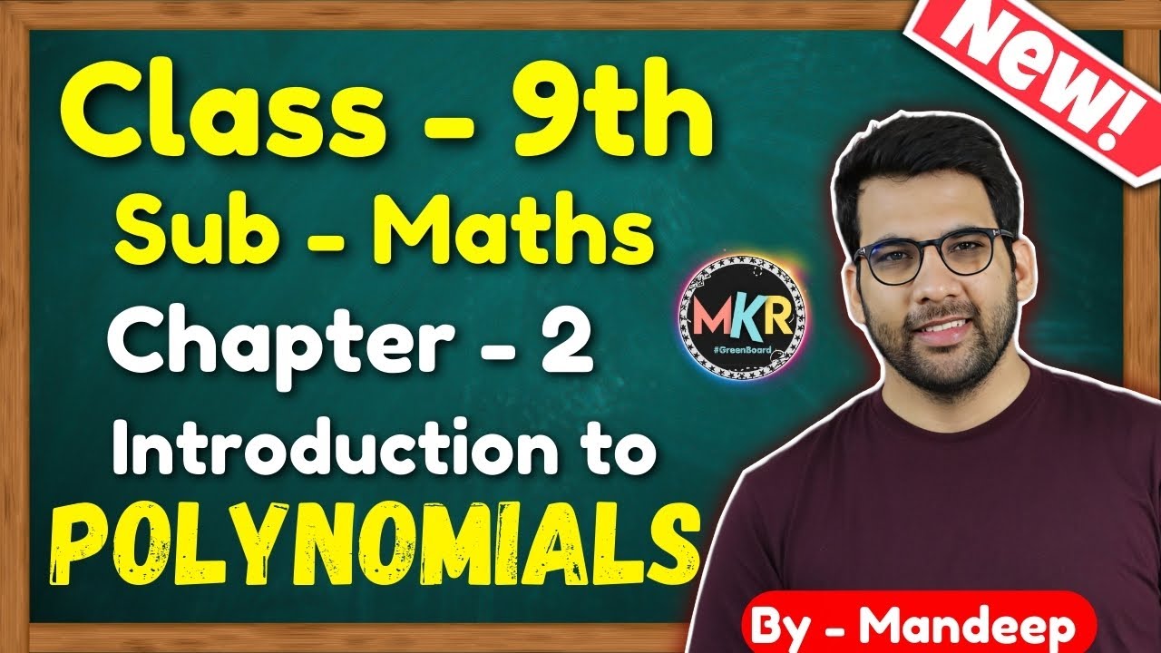 Class 9 Maths Ch 2: Intro to Polynomials ๐