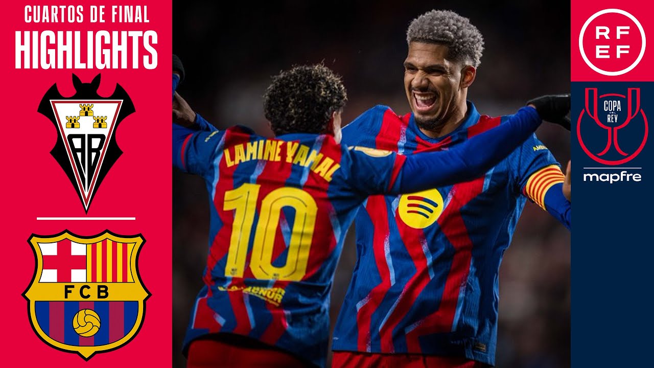 Albacete 1-2 Barcelona en Cuartos de la Copa del Rey ⚽