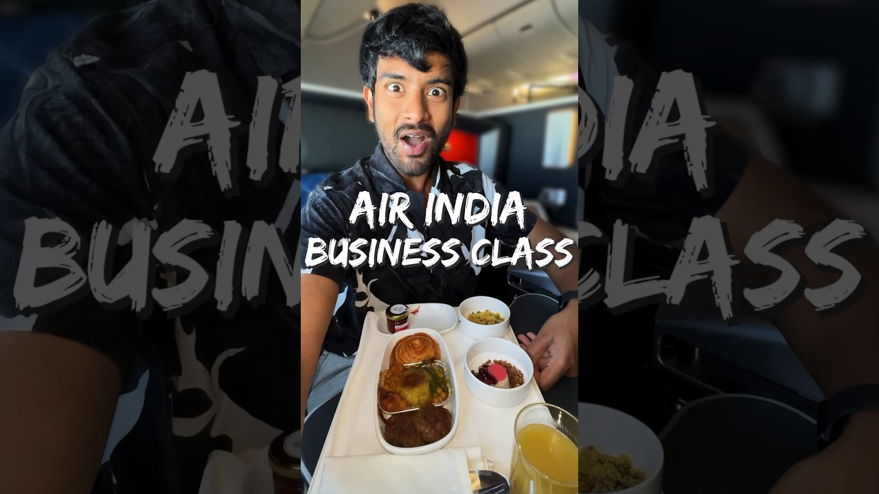 Air India's New Business Class Food ✈️